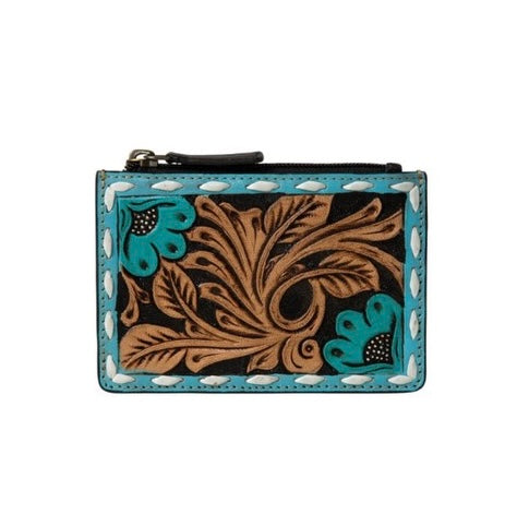 Turquoise Creek Hand Tooled Wallet